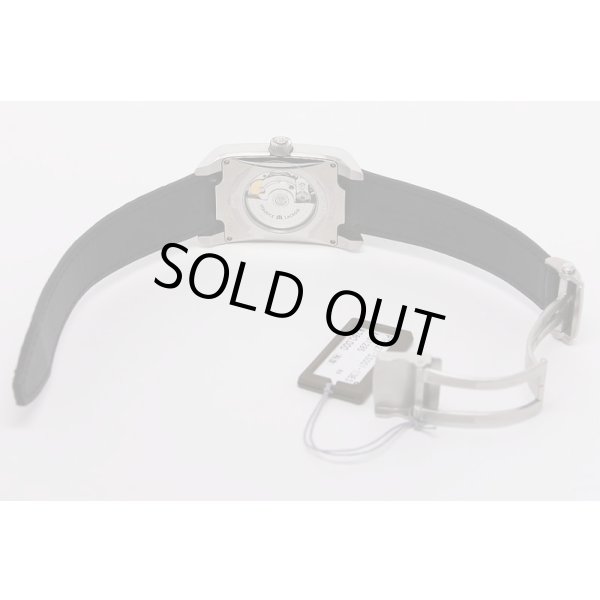 モーリスラクロア　ポントスデイト　レクタンギュラー　PT6227　銀文字盤　革ベルト