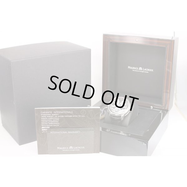 モーリスラクロア　カランドリエ　レトログラード　MP7268　黒文字盤　箱、取扱説明書、無記名保証書