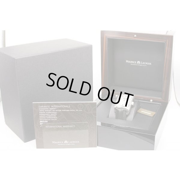 モーリスラクロア　ポントスデイト　レクタンギュラー　PT6227　銀文字盤　箱、取扱説明書、無記名保証書