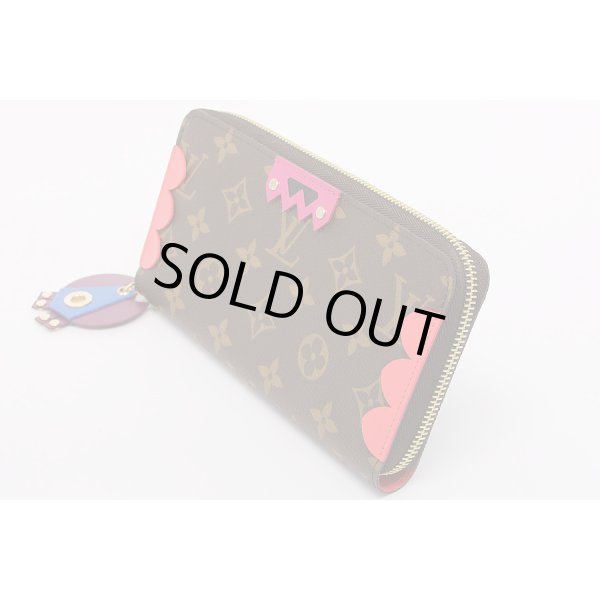 ルイヴィトン　ジッピー・ウォレット M61364 フラミンゴ　サイド
