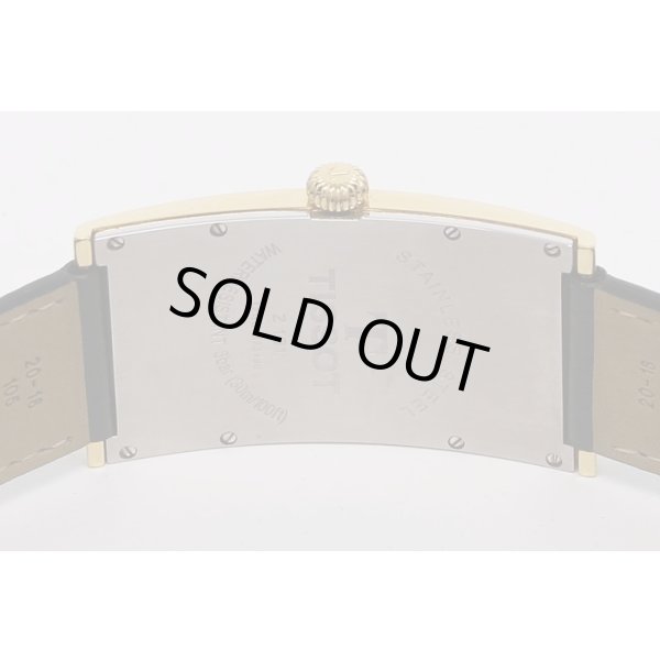 ティソ　バナナウォッチ　Z181　銀文字盤　裏面