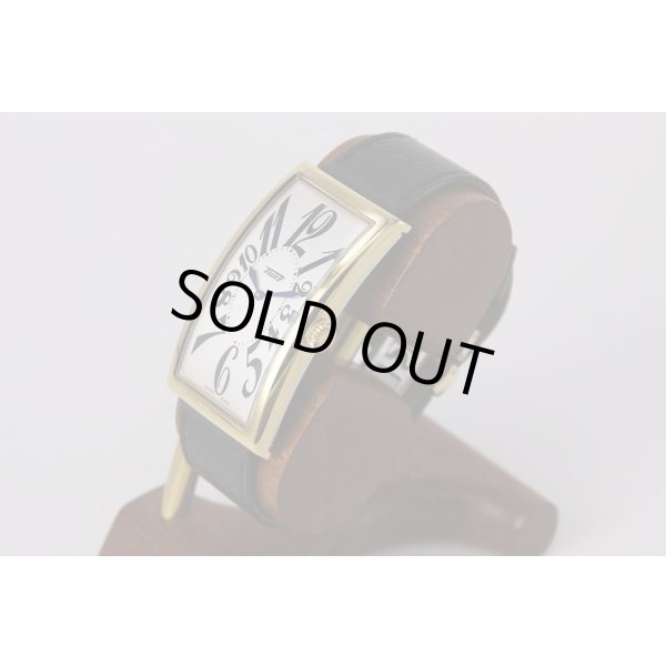 ティソ　バナナウォッチ　Z181　銀文字盤　サイド