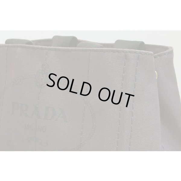 プラダ　カナパ ミニトート B2439G カフェ　上部拡大