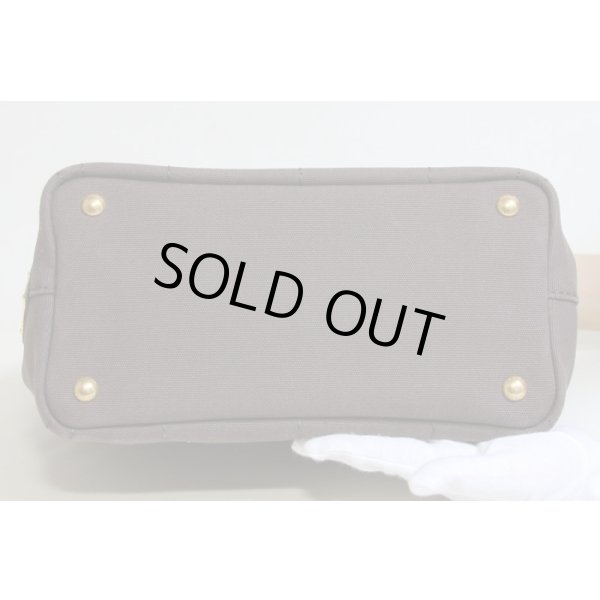 プラダ　カナパ ミニトート B2439G カフェ　底面