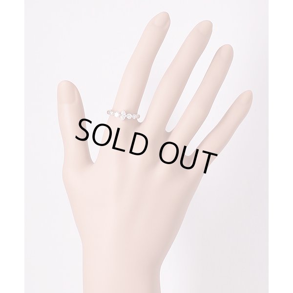 PT900 ダイアイリリング 0.231ct 0.38ct 4.20g　サイズ