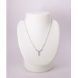 星の砂　PT850/900 ダイアイリペンダントネックレス 0.78ct 7.70g　サイズイメージ