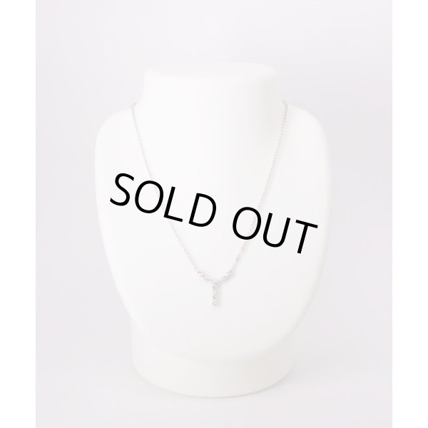 星の砂　PT850/900 ダイアイリペンダントネックレス 0.78ct 7.70g　サイズイメージ