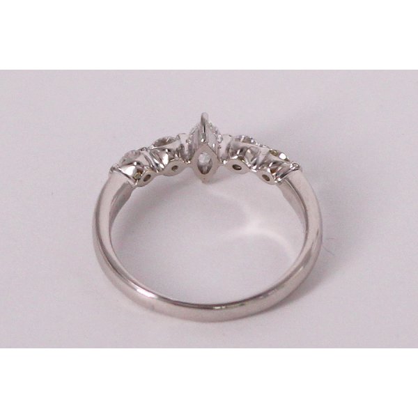 PT900 ダイアイリリング 0.231ct 0.38ct 4.20g　裏面