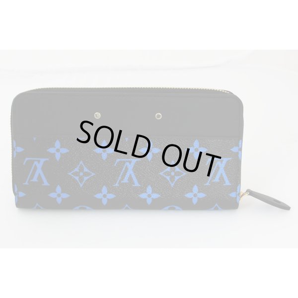 ルイ・ヴィトン　ジッピー・ウォレット M67235 ブルー　裏面