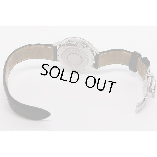 天賞堂　パワーリザーブ　TEN-006　ベージュ文字盤　革ベルト