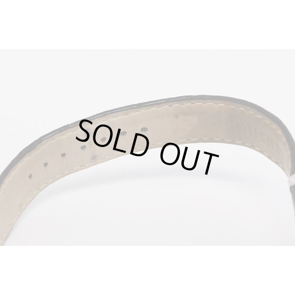 天賞堂　パワーリザーブ　TEN-006　ベージュ文字盤　ベルト汚れ