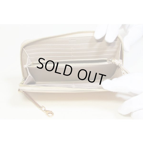 クロエ　BAYLEE ラウンドファスナー長サイフ 3P0266 ピンクゴールド　中身