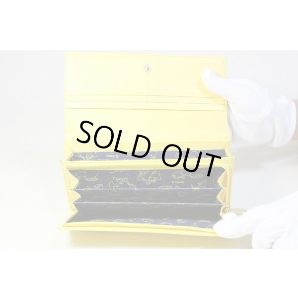 サマンサタバサ プチチョイス　ディズニーコレクション 美女と野獣 ニツ折長サイフ イエロー　中身