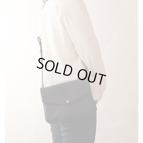 ルイ・ヴィトン　トワイス M50258　ノワール　サイズイメージ