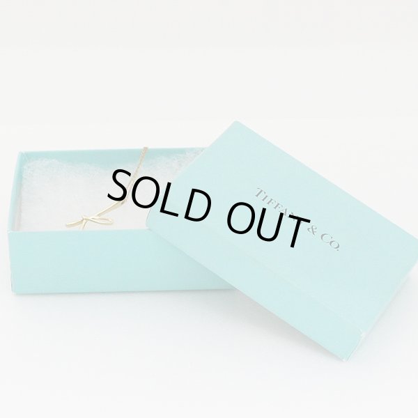 ティファニー 750YG アルファベット イニシャルペンダントネックレス 2.80g　箱