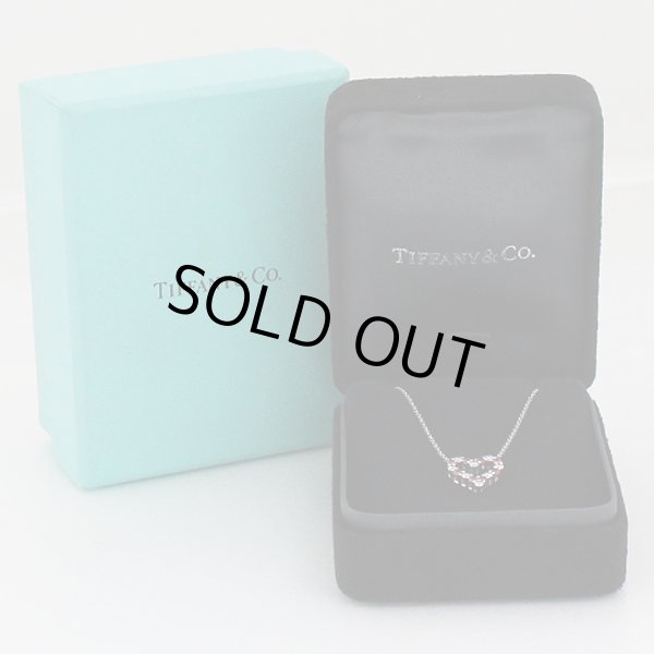 ティファニー 750YG シグネチャー ダイアイリペンダントネックレス 4.40g　箱