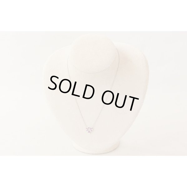 ティファニー PT950 センチメンタルハート ピンクサファイアダイアイリペンダントネックレス 3.40g　イメージ