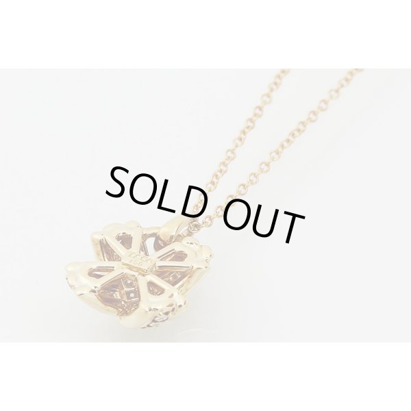 ティファニー 750YG シグネチャー ダイアイリペンダントネックレス 4.40g　裏面