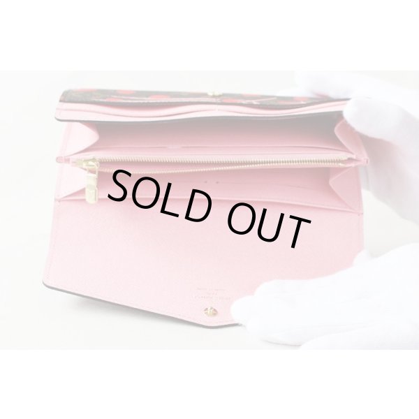 ルイ・ヴィトン　ポルトフォイユ・サラ　M42576　パーム・ドット　中身