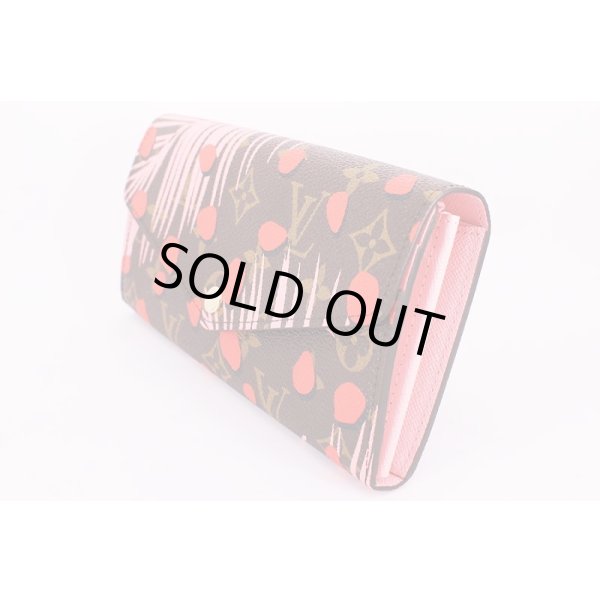 ルイ・ヴィトン　ポルトフォイユ・サラ　M42576　パーム・ドット　サイド