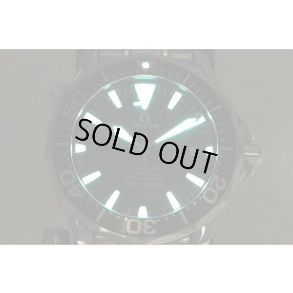 オメガ　シーマスター　2254.50　黒文字盤　光る文字盤