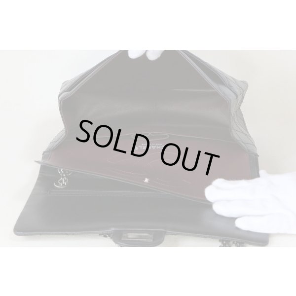 シャネル　2.55 Wチェーンショルダーバック ブラック　中身