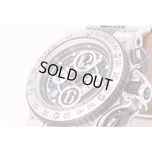 アクアノーティック　サブコマンダー　クロノグラフ　NKGR01　黒文字盤　サイド