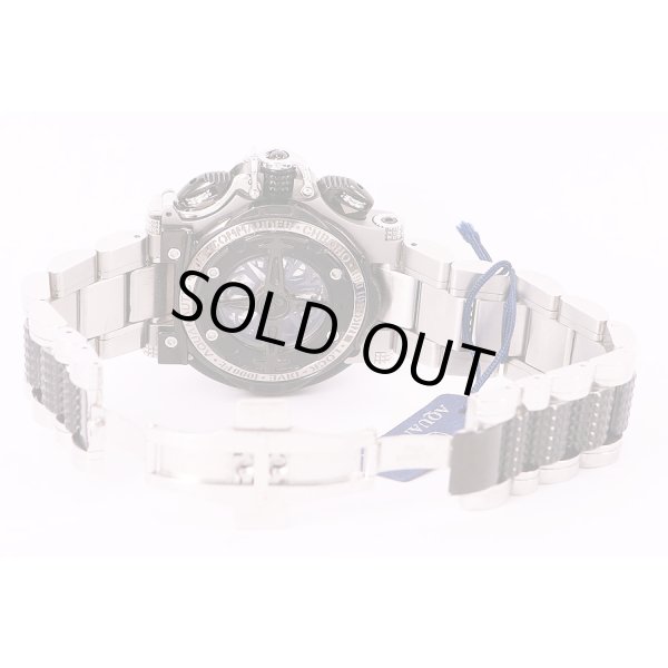 アクアノーティック　サブコマンダー　クロノグラフ　NKGR01　黒文字盤　ブレス