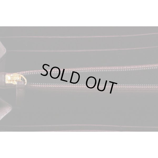 シャネル　ジップ ウォレット A50097 ブラック／ボルドー／ゴールド金具　小銭入れ