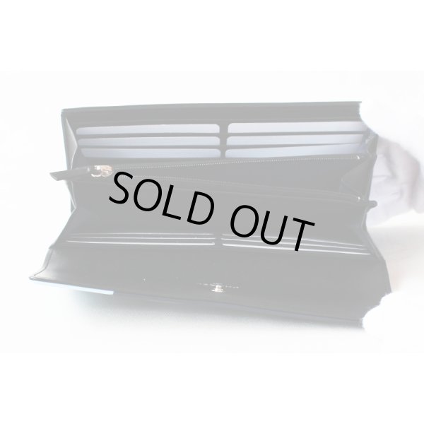 シャネル　エアライン フラップ長サイフ A82432 ブルー／ネイビー／レッド　中身