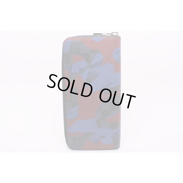 ルイ・ヴィトン　ジッピーウォレット・ヴェルティカル N63290 ウルトラライト カモフラージュ ボルドー　裏面