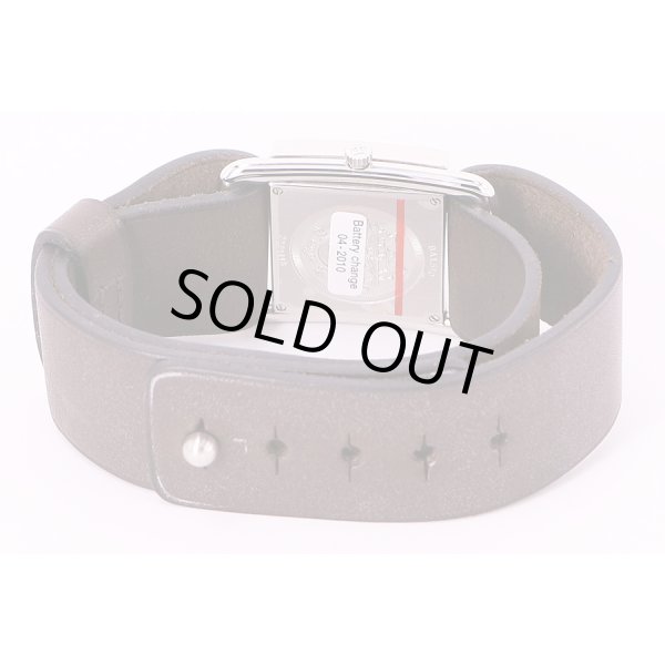 エルメス　バレニア　BA1.510　銀文字盤　革ベルト