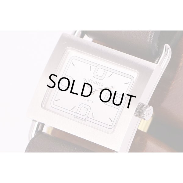 エルメス　バレニア　BA1.510　銀文字盤　サイド