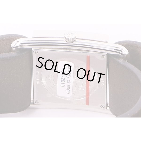 エルメス　バレニア　BA1.510　銀文字盤　裏面拡大