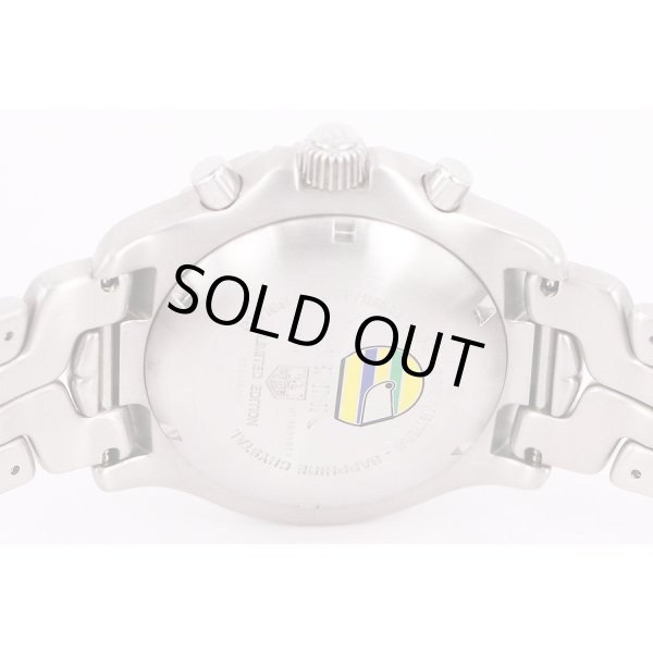 タグ・ホイヤー　リンク　クロノグラフ　CT5114　アイルトン・セナ限定　黒文字盤　裏面拡大