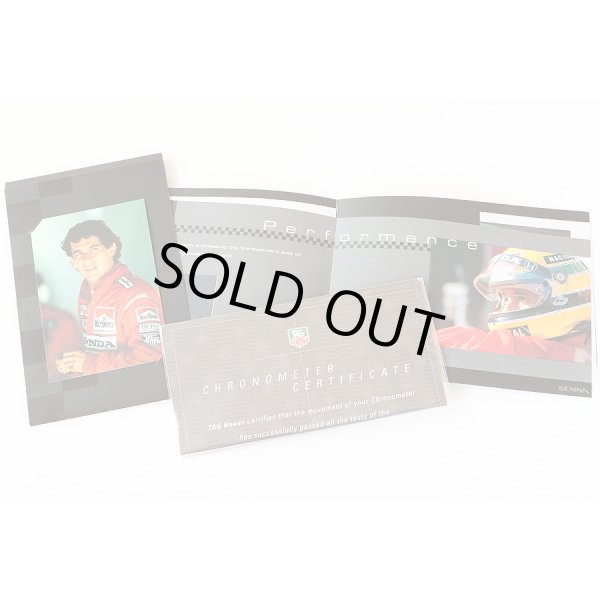 タグ・ホイヤー　リンク　クロノグラフ　CT5114　アイルトン・セナ限定　黒文字盤　箱、写真集、クロノメーター証明書