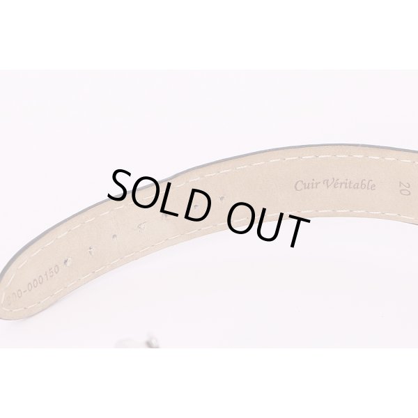 モーリスラクロア　クラシック　クロノグラフ LC1038　黒文字盤　革ベルト程度