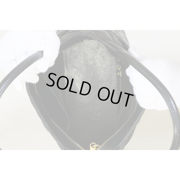 シャネル　復刻トートバック A01804 ブラック／ゴールド金具　内装の当たり傷