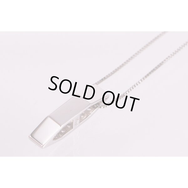 タサキ　K18WG ダイアイリペンダントネックレス 0.20ct 4.50g　裏面