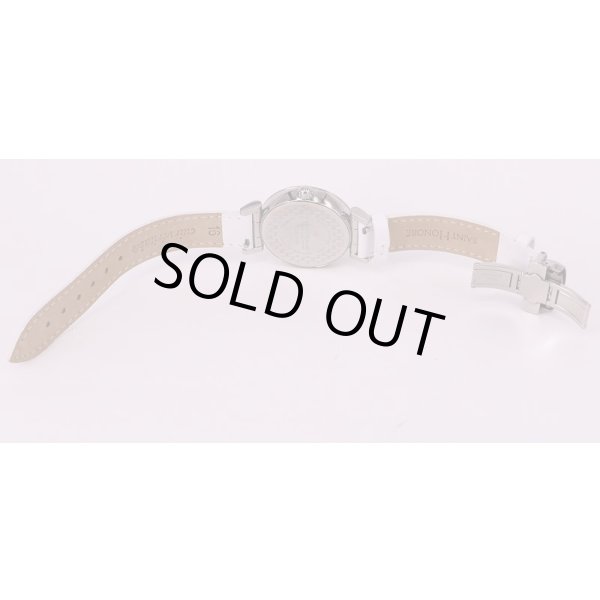 サントノーレ　オペラダミエ　752011.1-G14　白文字盤　8P　革ベルト