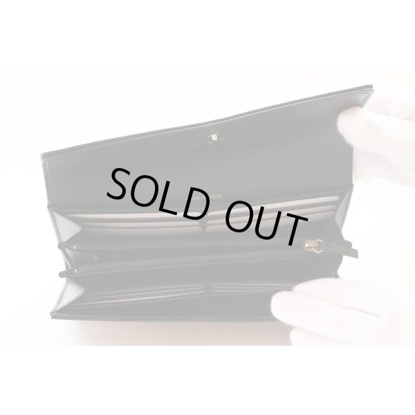 シャネル　ファスナー付二つ折長サイフ A50070 ブラック　中身