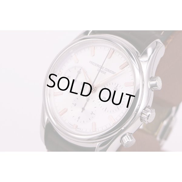 フレデリック・コンスタント　ヴィンテージラリー　クロノグラフ　パリー北京限定　1888　銀文字盤　サイド