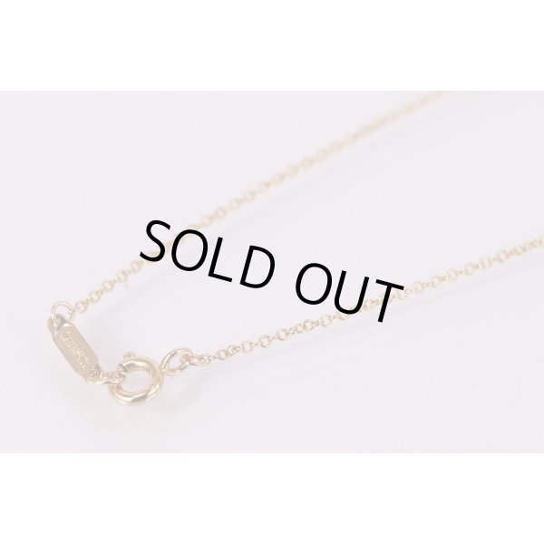 ティファニー　750YG クロスダイアイリペンダントネックレス 2.80g　留め具