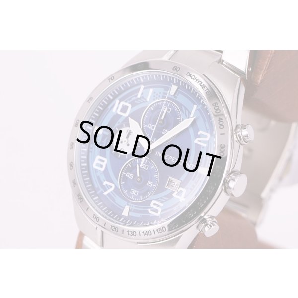 インディペンデント（シチズン）　攻殻機動隊オフィシャル　クロノグラフ　青文字盤　サイド