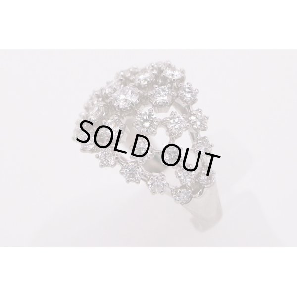 PT950 ダイアイリリング 0.212ct 2.25ct 14.10g　サイド
