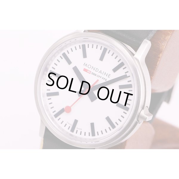 モンデーン　ストップ2ゴー  白文字盤　サイド