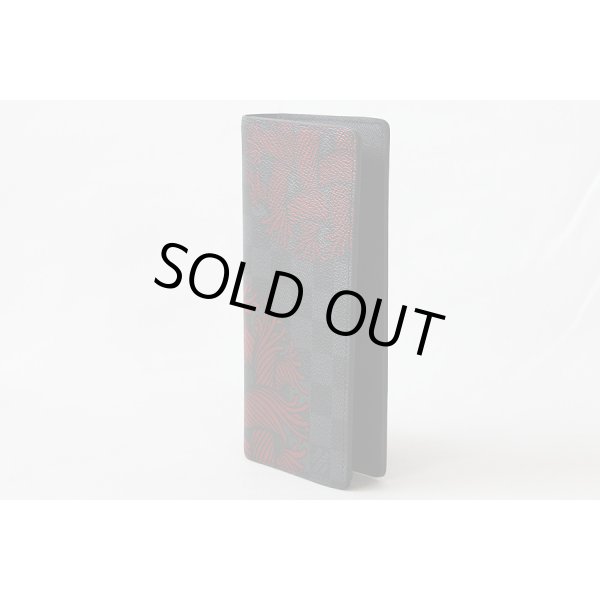 ルイ・ヴィトン　ポルトフォイユ・ブラザ N41676 ルージュ ロープモチーフ　サイド