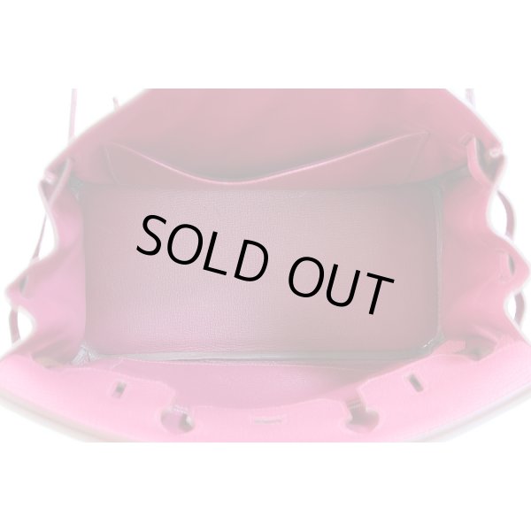 エルメス　バーキン30 ルビー／シルバー金具　中身