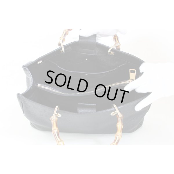 グッチ　バンブーショッパー 2WAYショルダーバック 323660 20981 ブラック　中身