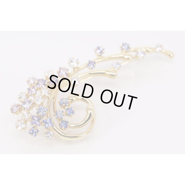 画像4: ジュネ　K18 サファイアイリブローチ 3.79ct 11.60g (4)